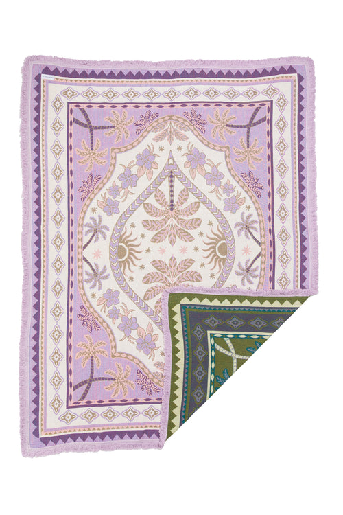 Lilac Throw Rug