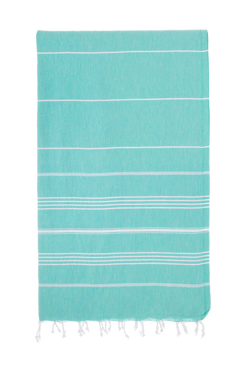 2 x Turkish Towel Bundle Sea Green & Royal Blue