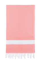 Turkish Towel Co Coral Diamond Beach Towel